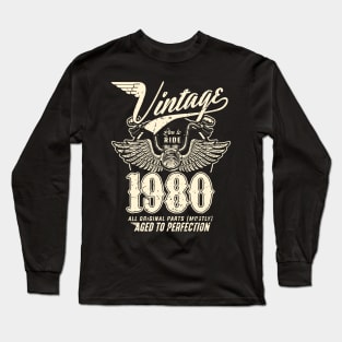 40th birthday gifts for men and women 1980 gift 40 years old Long Sleeve T-Shirt